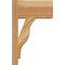 Ekena Millwork Funston Block Rough Sawn Outlooker, Western Red Cedar, 8"W x 14"D x 22"H OUT08X14X22FST05RWR - alternate 3